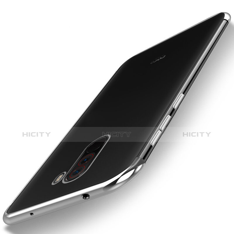 Coque Ultra Fine TPU Souple Housse Etui Transparente H01 pour Xiaomi Pocophone F1 Argent Plus