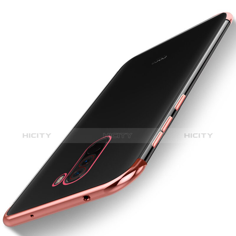 Coque Ultra Fine TPU Souple Housse Etui Transparente H01 pour Xiaomi Pocophone F1 Or Rose Plus