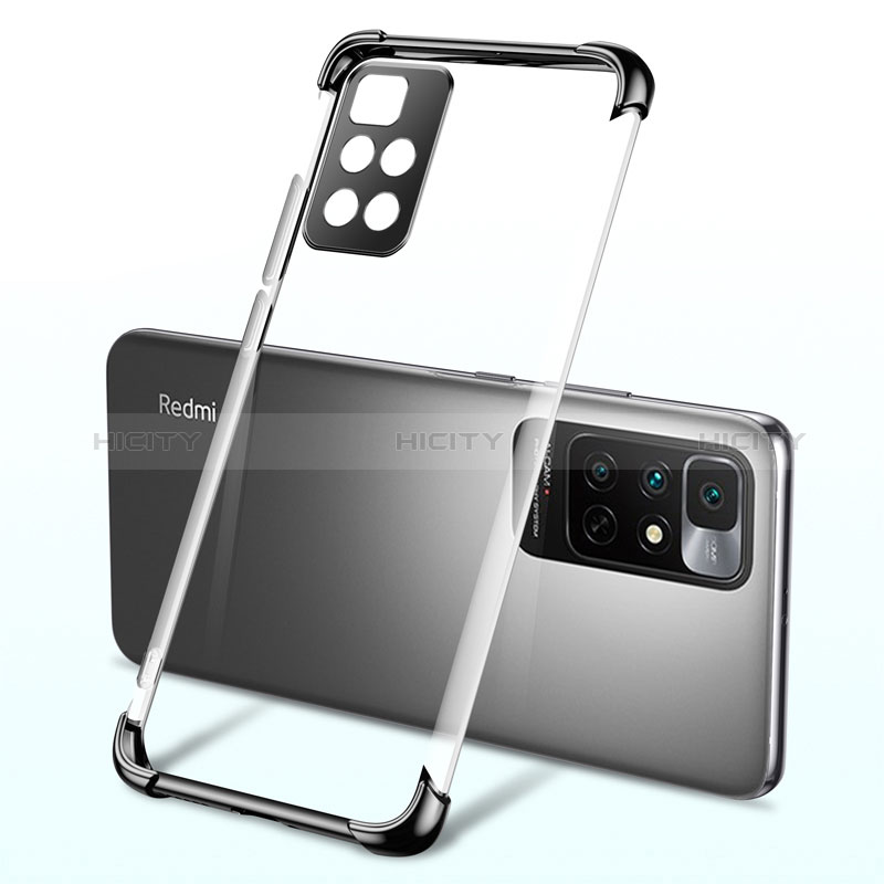 Coque Ultra Fine TPU Souple Housse Etui Transparente H01 pour Xiaomi Redmi 10 (2022) Noir Plus