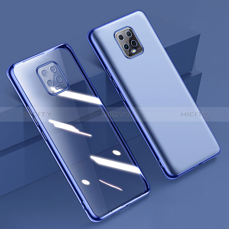 Coque Ultra Fine TPU Souple Housse Etui Transparente H01 pour Xiaomi Redmi 10X Pro 5G Bleu Plus