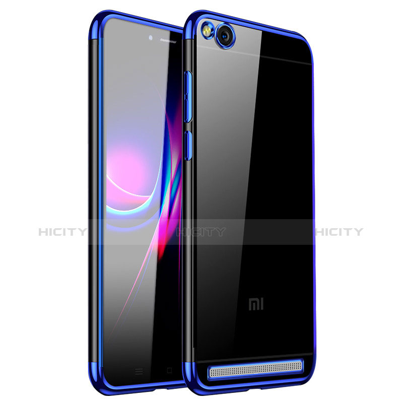 Coque Ultra Fine TPU Souple Housse Etui Transparente H01 pour Xiaomi Redmi 5A Bleu Plus