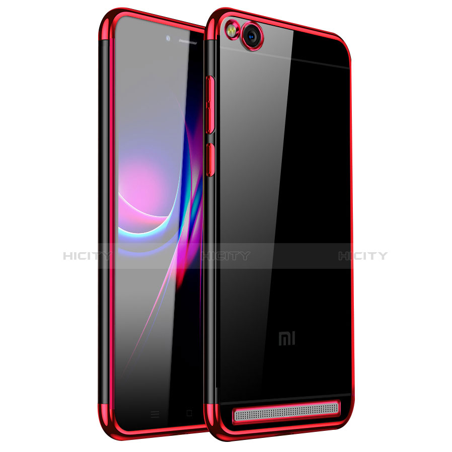 Coque Ultra Fine TPU Souple Housse Etui Transparente H01 pour Xiaomi Redmi 5A Rouge Plus