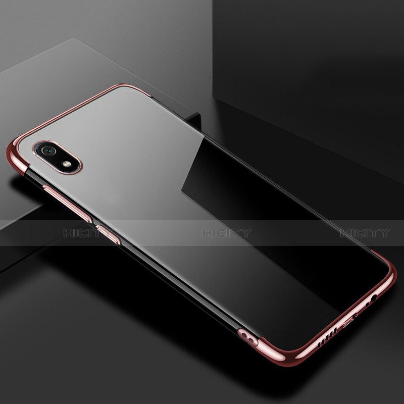 Coque Ultra Fine TPU Souple Housse Etui Transparente H01 pour Xiaomi Redmi 7A Or Rose Plus