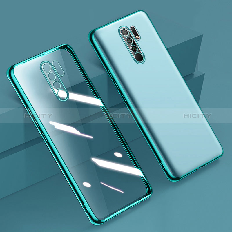 Coque Ultra Fine TPU Souple Housse Etui Transparente H01 pour Xiaomi Redmi 9 Vert Plus