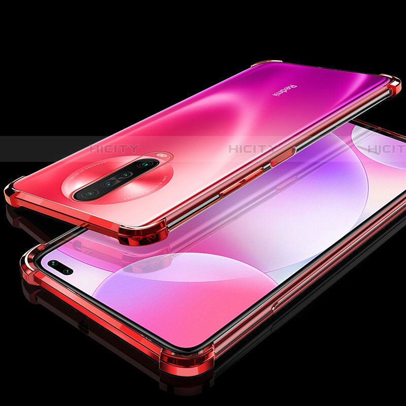 Coque Ultra Fine TPU Souple Housse Etui Transparente H01 pour Xiaomi Redmi K30 5G Rouge Plus