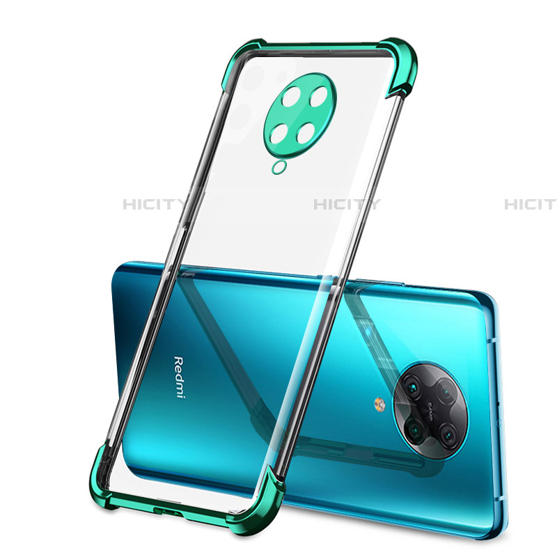 Coque Ultra Fine TPU Souple Housse Etui Transparente H01 pour Xiaomi Redmi K30 Pro 5G Vert Plus