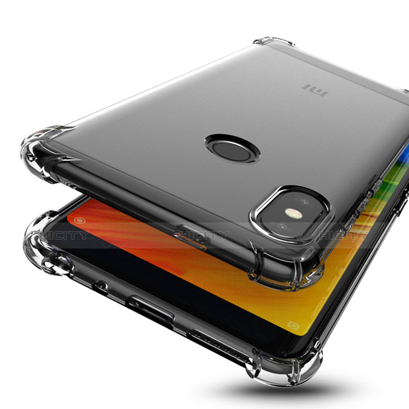 Coque Ultra Fine TPU Souple Housse Etui Transparente H01 pour Xiaomi Redmi Note 5 Gris Plus
