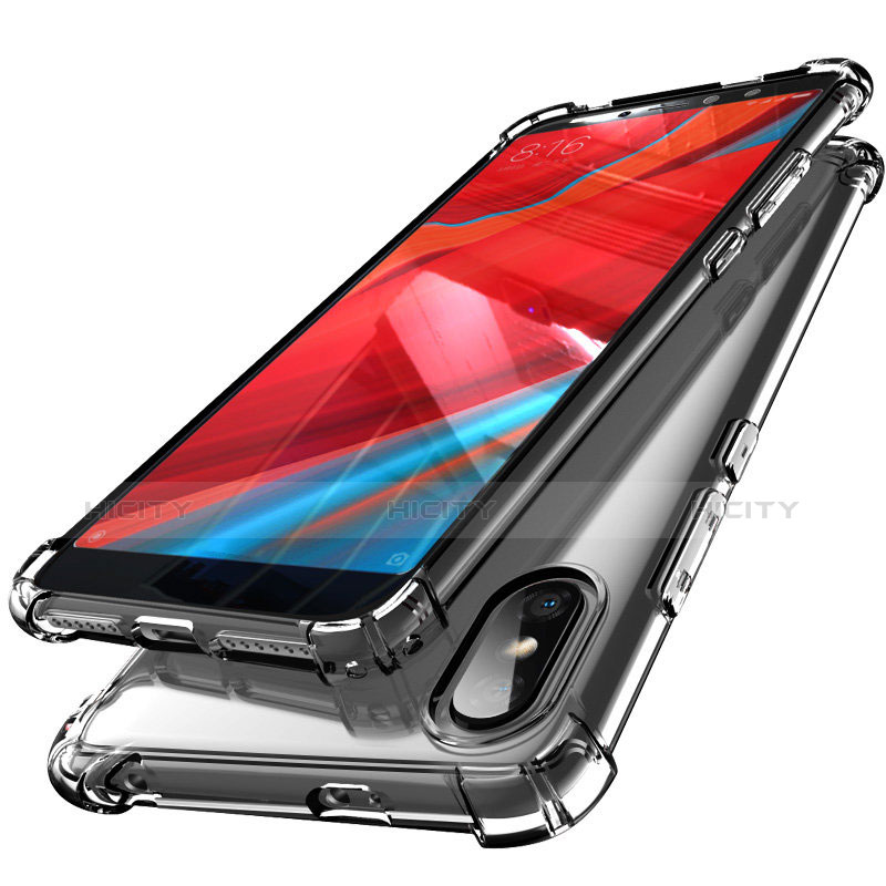 Coque Ultra Fine TPU Souple Housse Etui Transparente H01 pour Xiaomi Redmi S2 Gris Plus