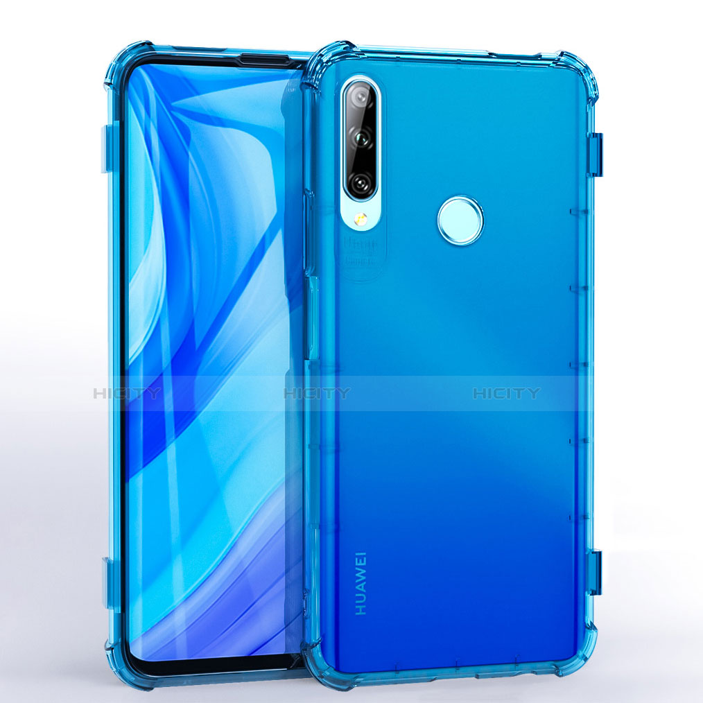 Coque Ultra Fine TPU Souple Housse Etui Transparente H02 pour Huawei Enjoy 10 Plus Bleu Plus