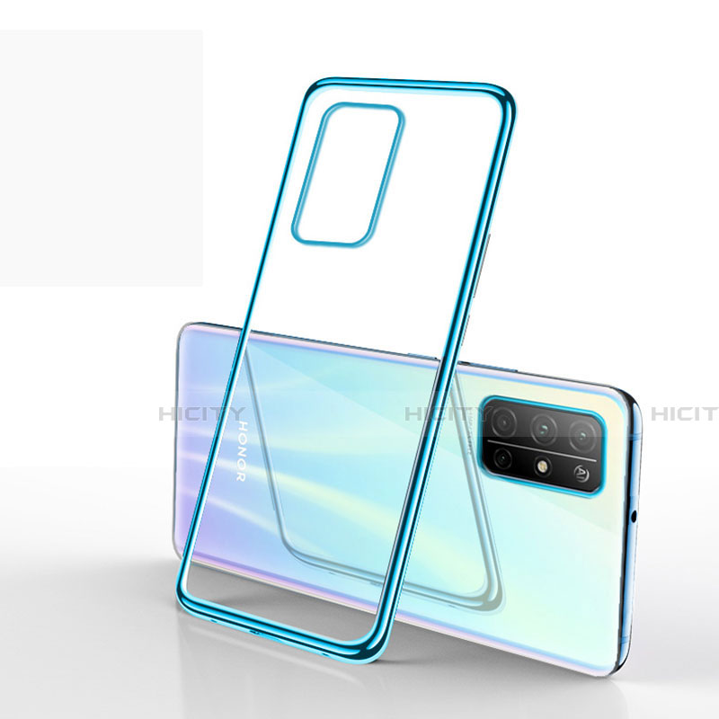 Coque Ultra Fine TPU Souple Housse Etui Transparente H02 pour Huawei Honor 30S Bleu Plus