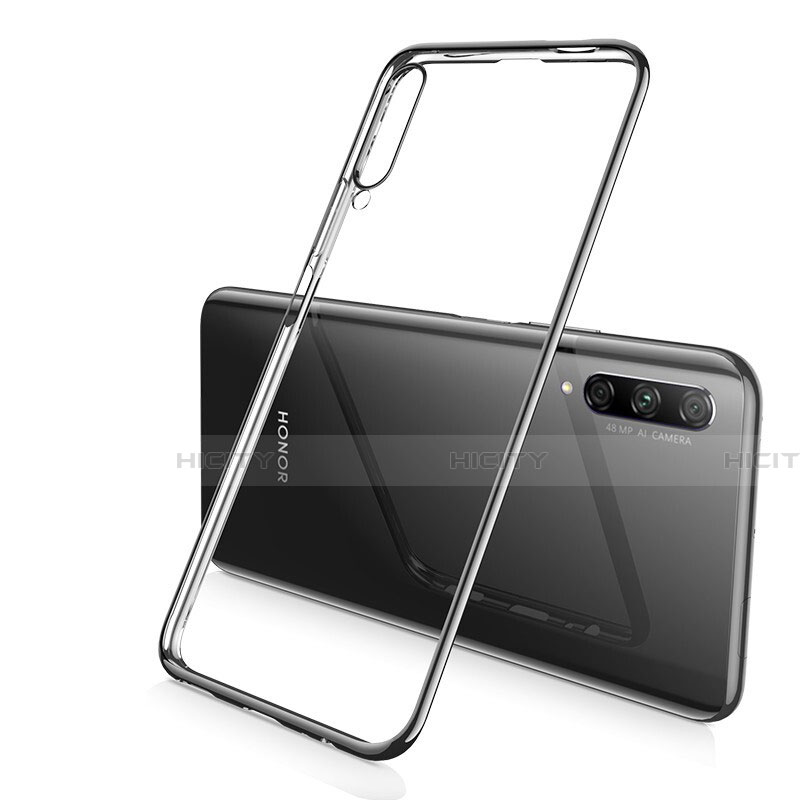 Coque Ultra Fine TPU Souple Housse Etui Transparente H02 pour Huawei Honor 9X Pro Noir Plus
