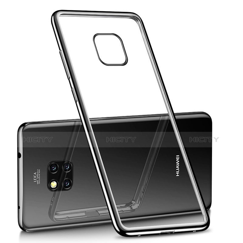 Coque Ultra Fine TPU Souple Housse Etui Transparente H02 pour Huawei Mate 20 Pro Noir Plus