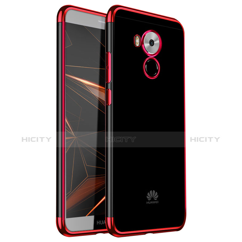 Coque Ultra Fine TPU Souple Housse Etui Transparente H02 pour Huawei Mate 8 Rouge Plus