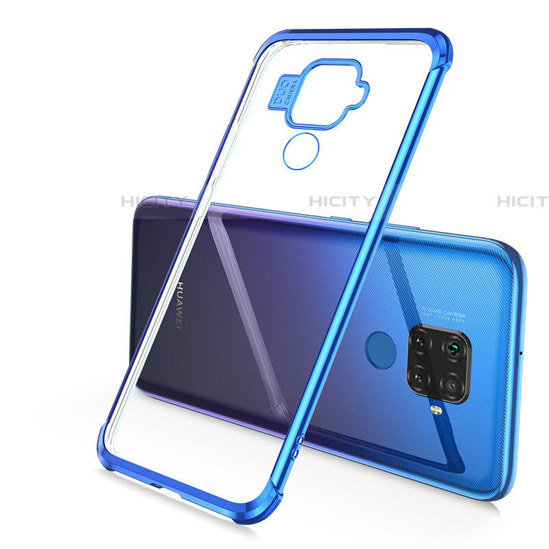 Coque Ultra Fine TPU Souple Housse Etui Transparente H02 pour Huawei Nova 5i Pro Bleu Plus