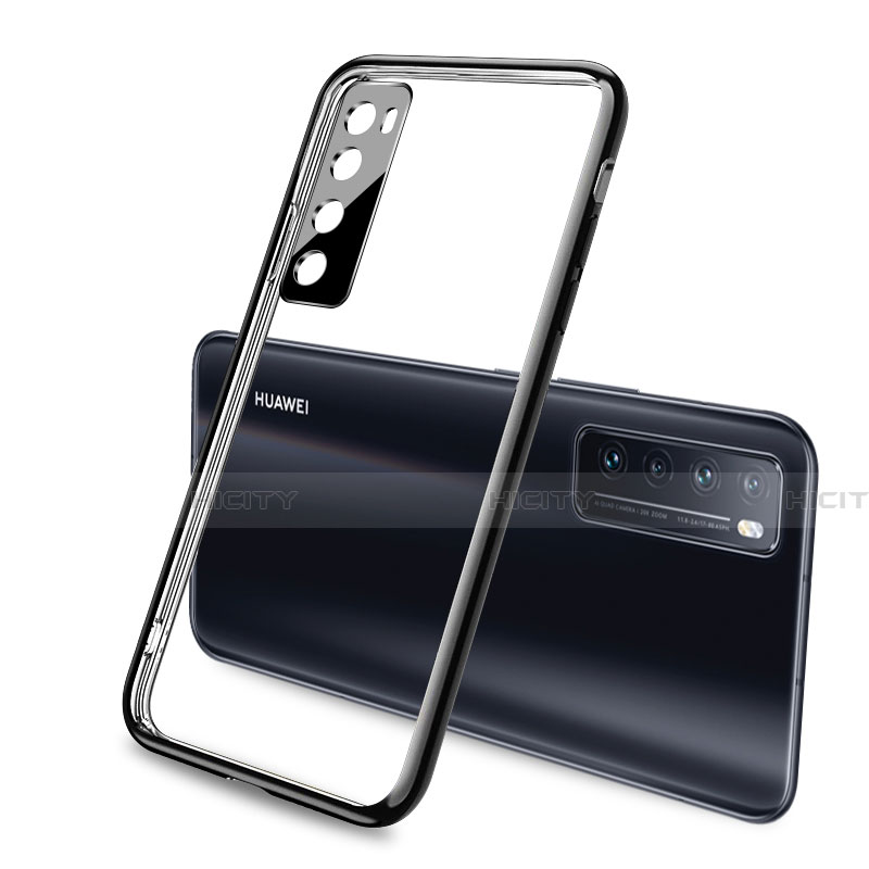Coque Ultra Fine TPU Souple Housse Etui Transparente H02 pour Huawei Nova 7 5G Noir Plus