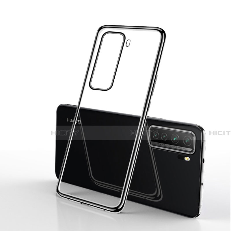 Coque Ultra Fine TPU Souple Housse Etui Transparente H02 pour Huawei Nova 7 SE 5G Noir Plus