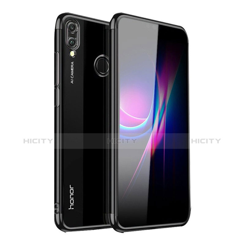 Coque Ultra Fine TPU Souple Housse Etui Transparente H02 pour Huawei P Smart (2019) Noir Plus