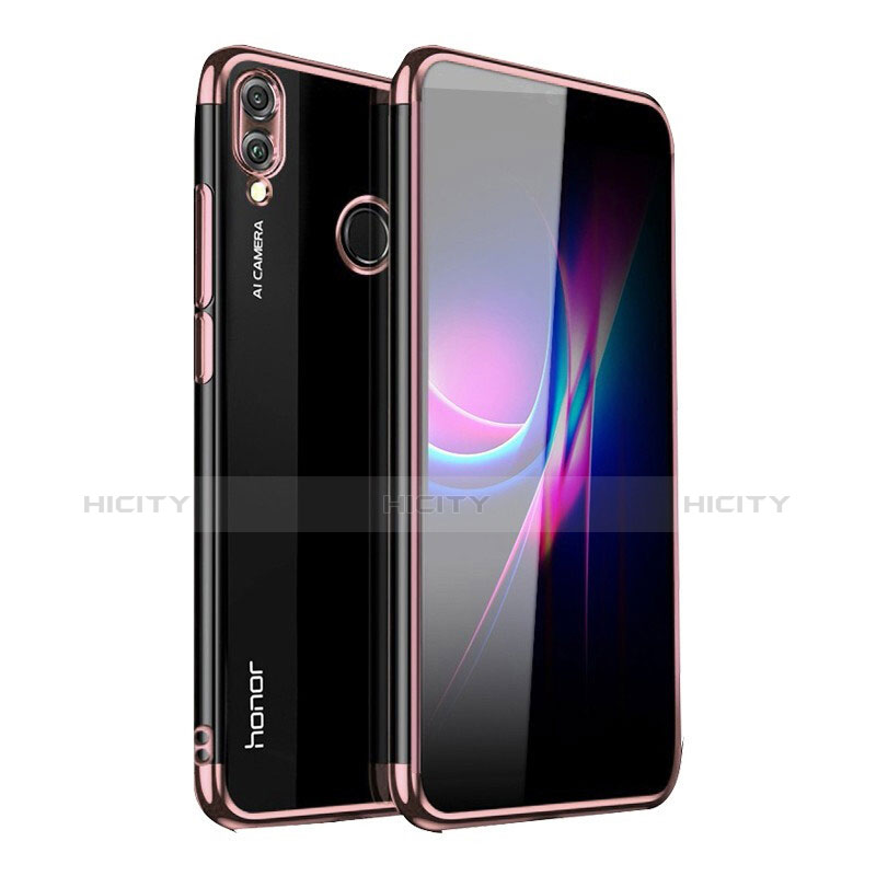 Coque Ultra Fine TPU Souple Housse Etui Transparente H02 pour Huawei P Smart (2019) Or Rose Plus