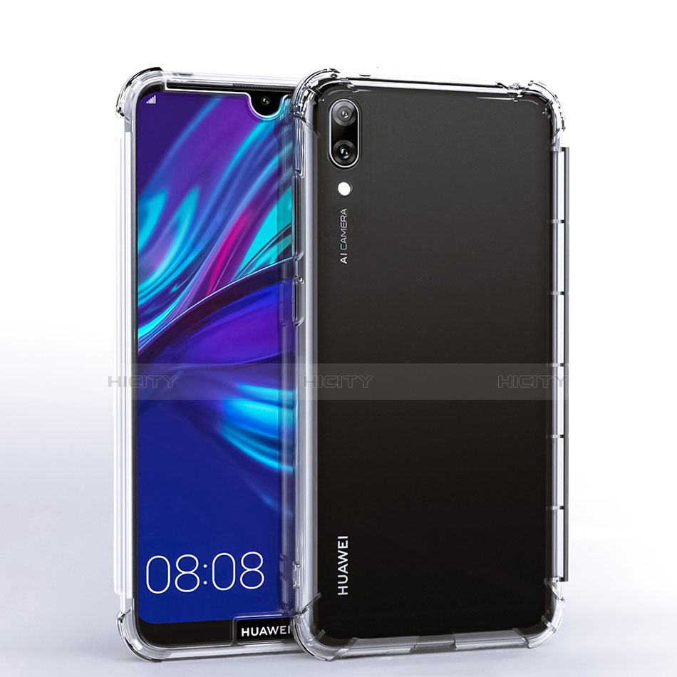 Coque Ultra Fine TPU Souple Housse Etui Transparente H02 pour Huawei Y7 Pro (2019) Plus