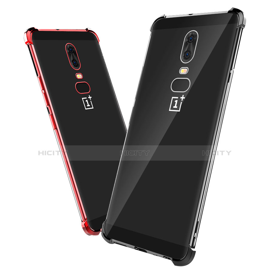 Coque Ultra Fine TPU Souple Housse Etui Transparente H02 pour OnePlus 6 Plus