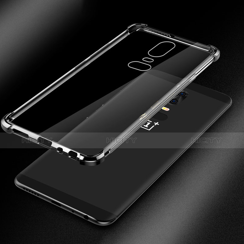 Coque Ultra Fine TPU Souple Housse Etui Transparente H02 pour OnePlus 6 Plus