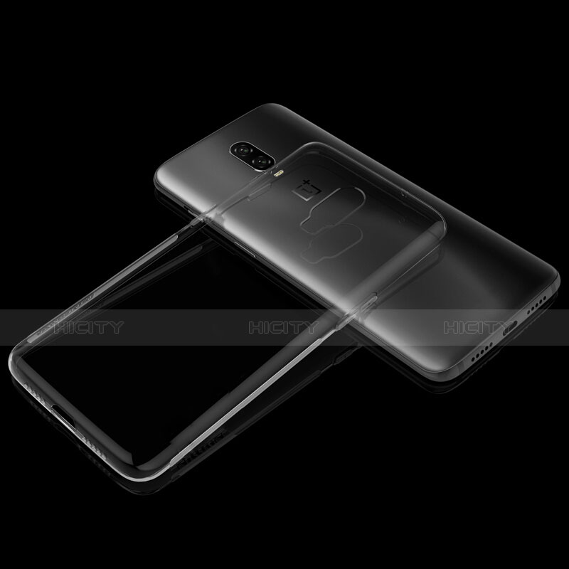 Coque Ultra Fine TPU Souple Housse Etui Transparente H02 pour OnePlus 6T Plus