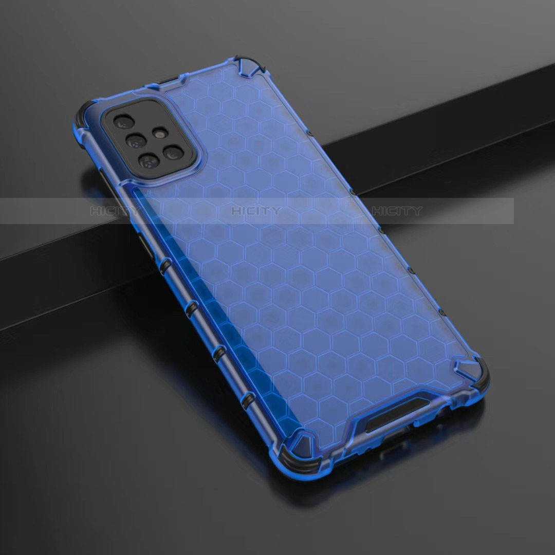Coque Ultra Fine TPU Souple Housse Etui Transparente H02 pour Samsung Galaxy A51 5G Bleu Plus