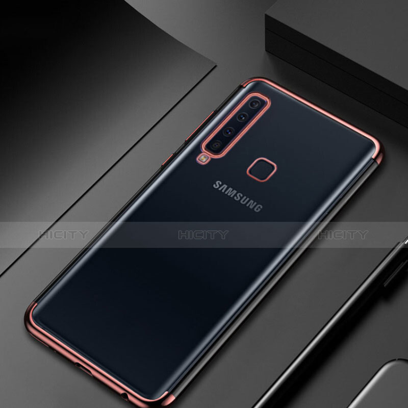 Coque Ultra Fine TPU Souple Housse Etui Transparente H02 pour Samsung Galaxy A9s Or Rose Plus