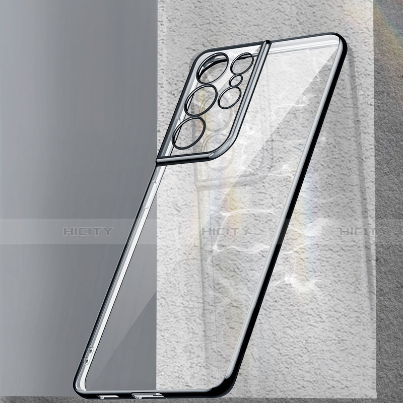 Coque Ultra Fine TPU Souple Housse Etui Transparente H02 pour Samsung Galaxy S21 Ultra 5G Plus