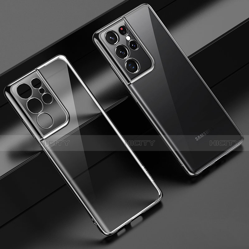 Coque Ultra Fine TPU Souple Housse Etui Transparente H02 pour Samsung Galaxy S21 Ultra 5G Plus