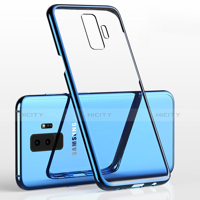 Coque Ultra Fine TPU Souple Housse Etui Transparente H02 pour Samsung Galaxy S9 Plus Bleu Plus