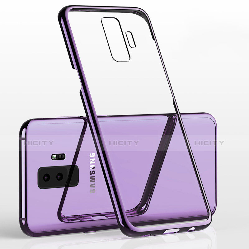 Coque Ultra Fine TPU Souple Housse Etui Transparente H02 pour Samsung Galaxy S9 Plus Violet Plus