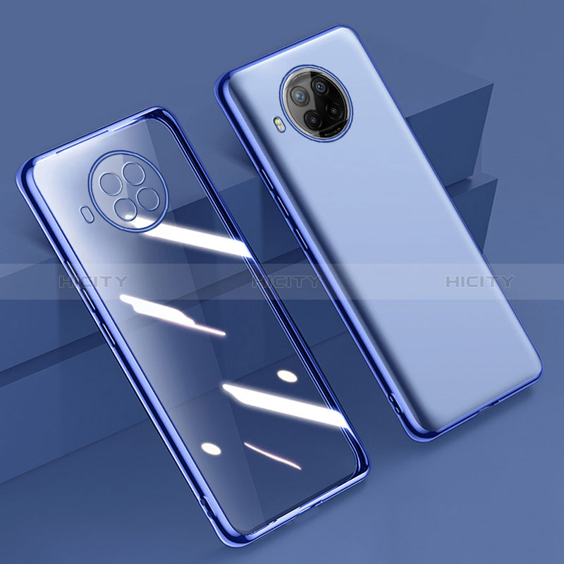 Coque Ultra Fine TPU Souple Housse Etui Transparente H02 pour Xiaomi Mi 10T Lite 5G Bleu Plus