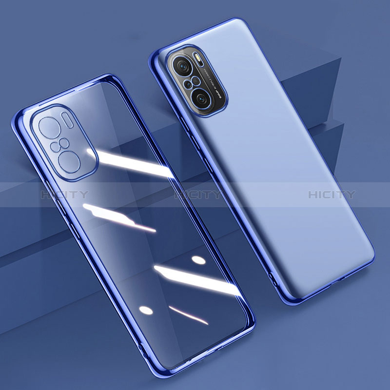 Coque Ultra Fine TPU Souple Housse Etui Transparente H02 pour Xiaomi Mi 11i 5G Bleu Plus