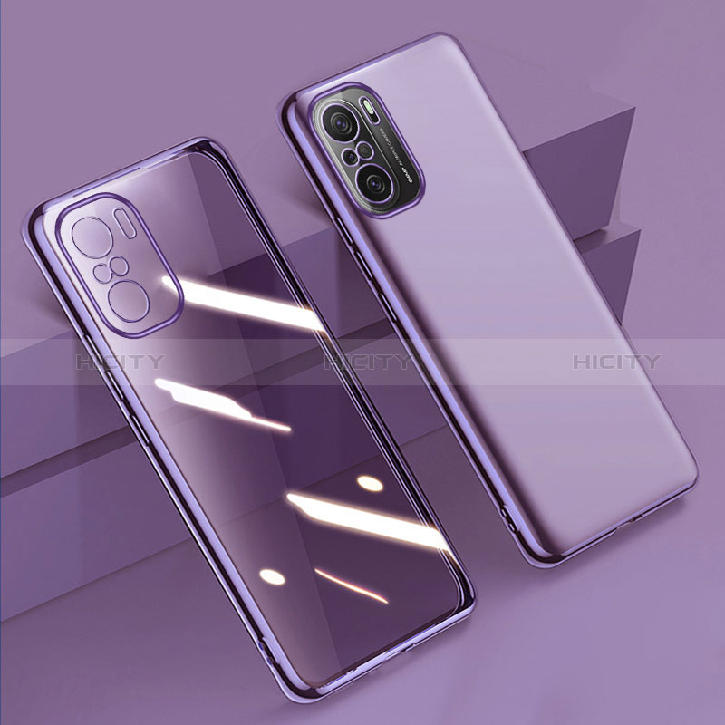 Coque Ultra Fine TPU Souple Housse Etui Transparente H02 pour Xiaomi Mi 11i 5G Violet Plus