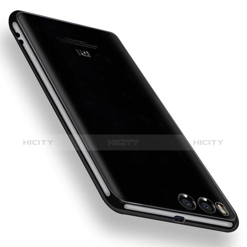 Coque Ultra Fine TPU Souple Housse Etui Transparente H02 pour Xiaomi Mi 6 Noir Plus