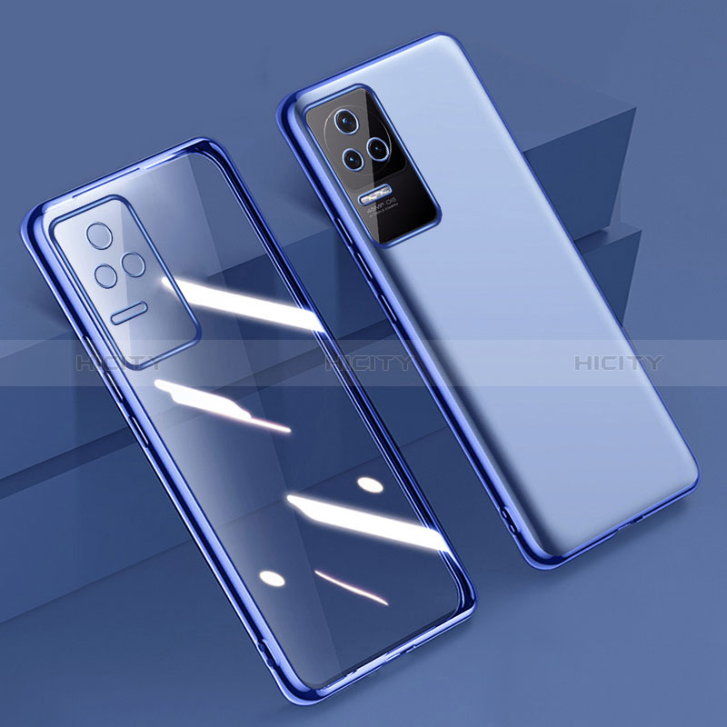 Coque Ultra Fine TPU Souple Housse Etui Transparente H02 pour Xiaomi Poco F4 5G Bleu Plus
