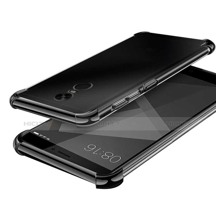 Coque Ultra Fine TPU Souple Housse Etui Transparente H02 pour Xiaomi Redmi Note 4 Noir Plus