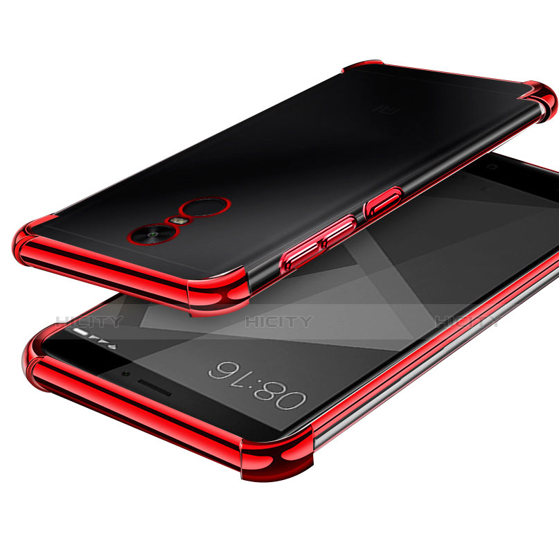 Coque Ultra Fine TPU Souple Housse Etui Transparente H02 pour Xiaomi Redmi Note 4 Rouge Plus