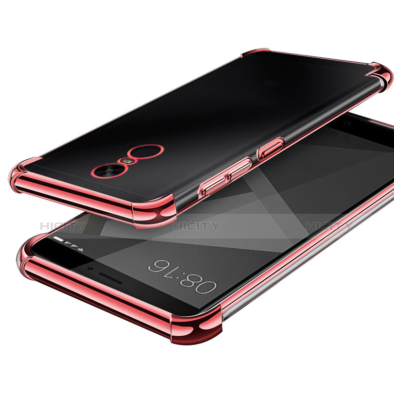 Coque Ultra Fine TPU Souple Housse Etui Transparente H02 pour Xiaomi Redmi Note 4X High Edition Or Rose Plus