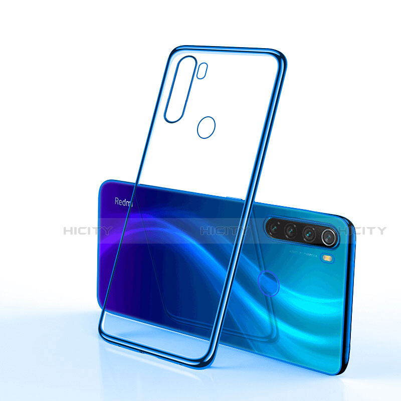 Coque Ultra Fine TPU Souple Housse Etui Transparente H02 pour Xiaomi Redmi Note 8 Bleu Plus