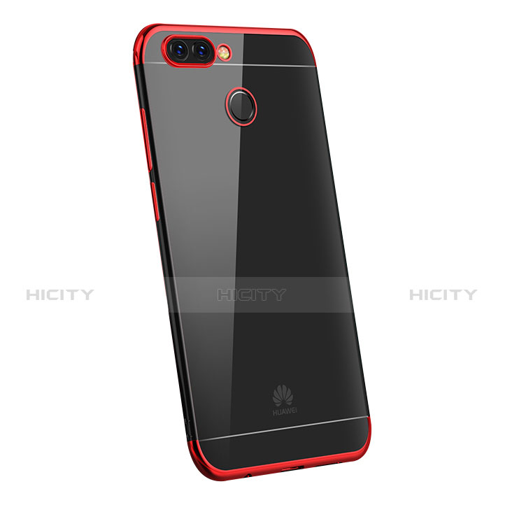 Coque Ultra Fine TPU Souple Housse Etui Transparente H03 pour Huawei Enjoy 7S Rouge Plus