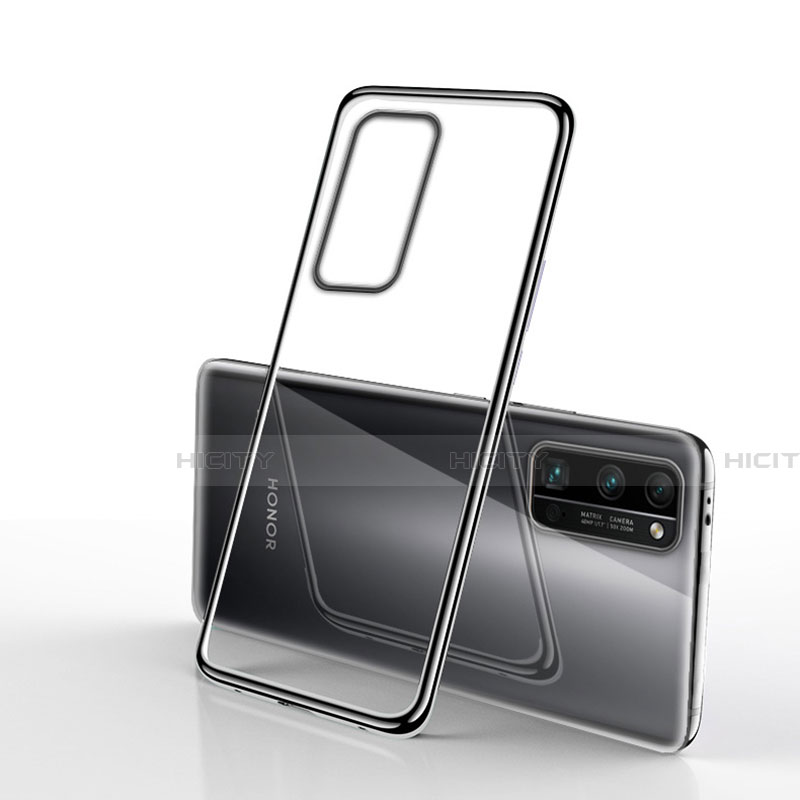 Coque Ultra Fine TPU Souple Housse Etui Transparente H03 pour Huawei Honor 30 Pro+ Plus Noir Plus
