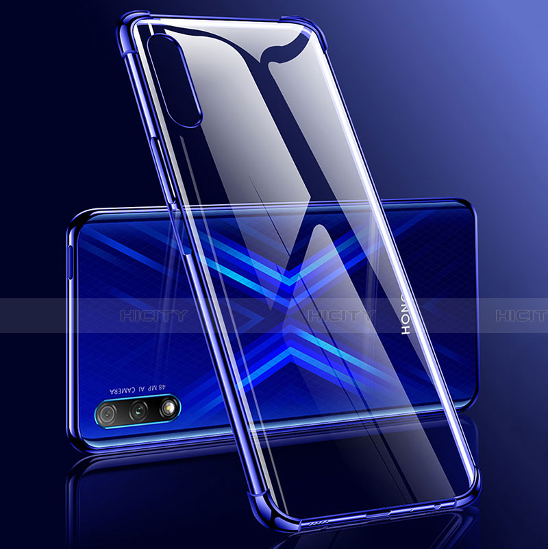 Coque Ultra Fine TPU Souple Housse Etui Transparente H03 pour Huawei Honor 9X Bleu Plus