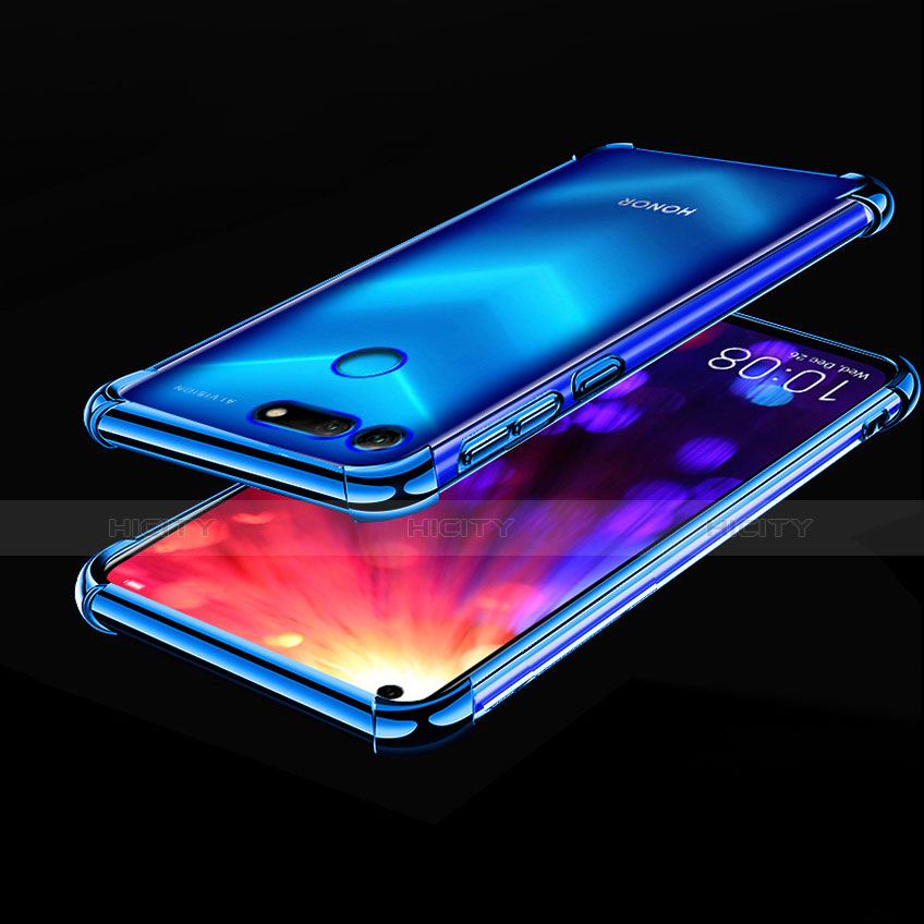 Coque Ultra Fine TPU Souple Housse Etui Transparente H03 pour Huawei Honor View 20 Bleu Plus