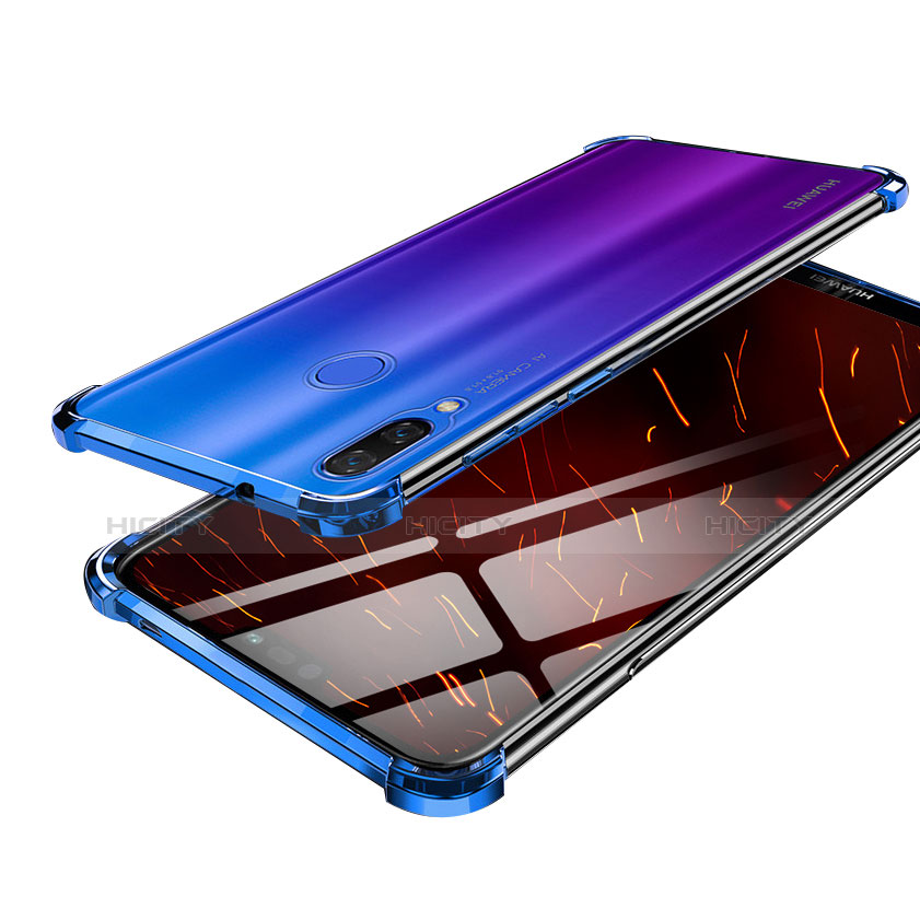 Coque Ultra Fine TPU Souple Housse Etui Transparente H03 pour Huawei Nova 3 Bleu Plus