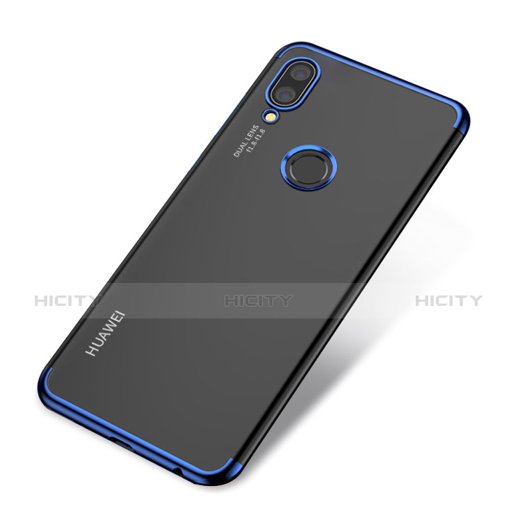 Coque Ultra Fine TPU Souple Housse Etui Transparente H03 pour Huawei P20 Lite Bleu Plus