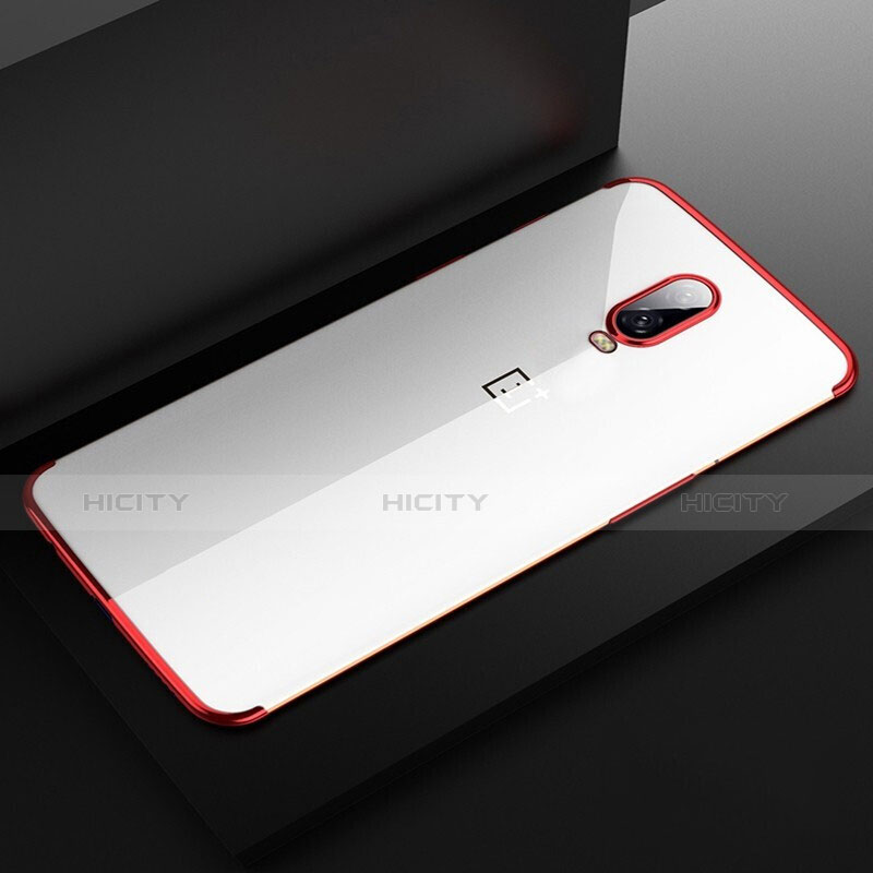 Coque Ultra Fine TPU Souple Housse Etui Transparente H03 pour OnePlus 6T Rouge Plus