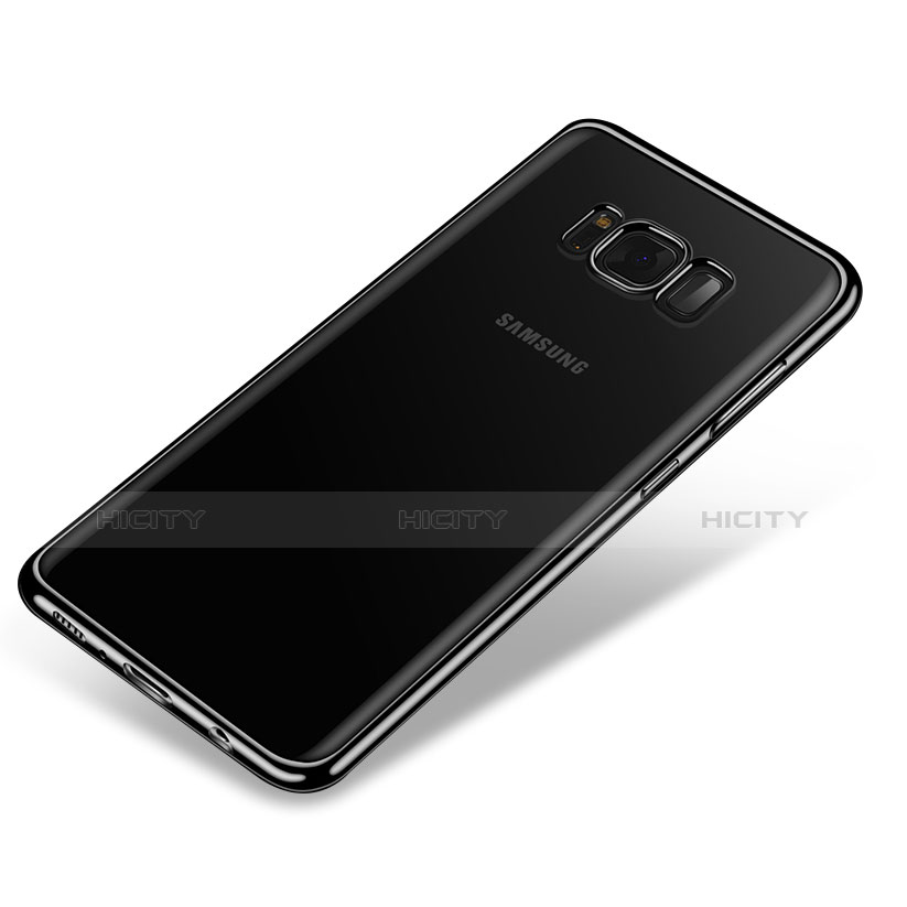 Coque Ultra Fine TPU Souple Housse Etui Transparente H03 pour Samsung Galaxy S8 Plus Noir Plus