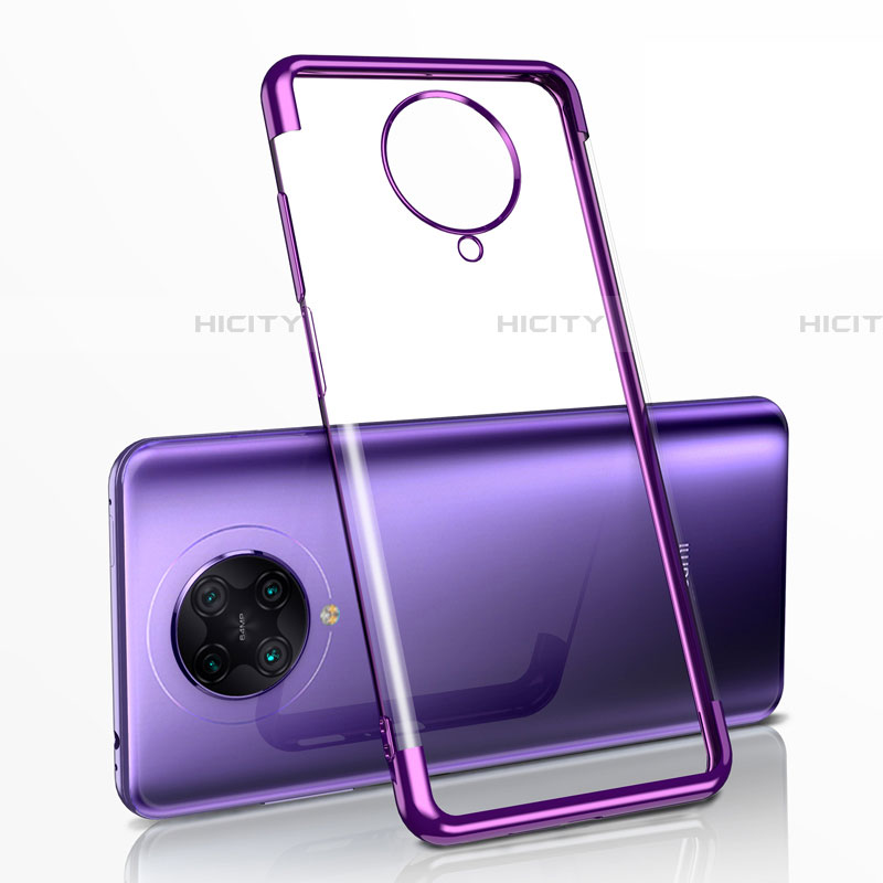 Coque Ultra Fine TPU Souple Housse Etui Transparente H03 pour Xiaomi Poco F2 Pro Violet Plus